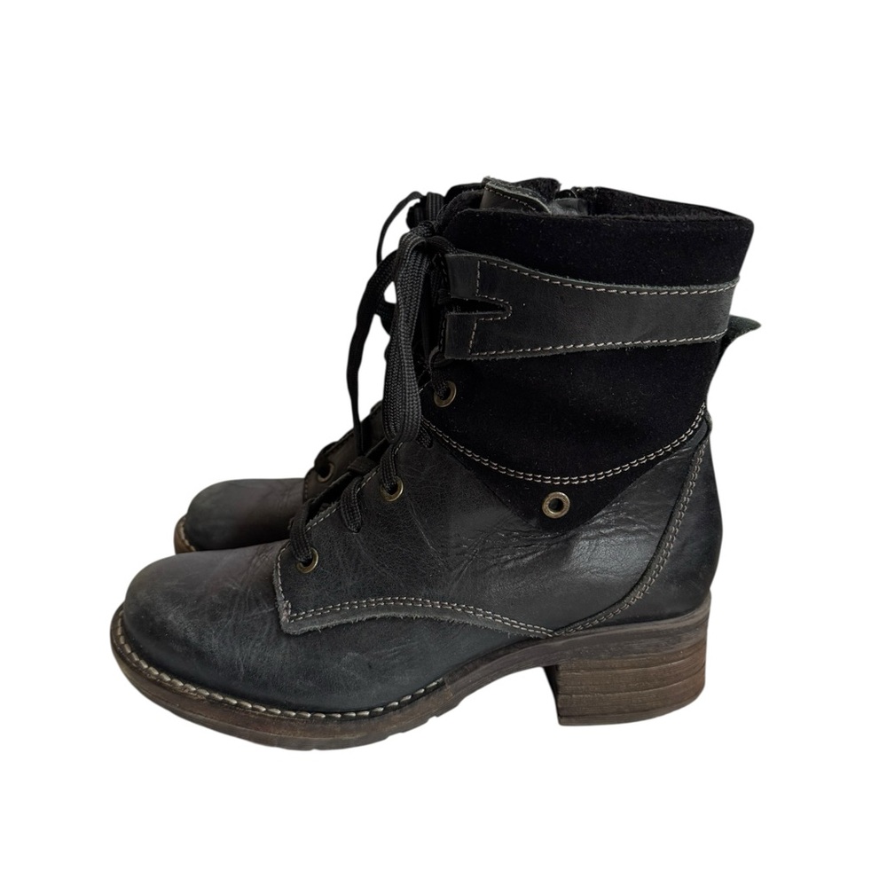 Dromedaris Kara black lace up boot EU 36